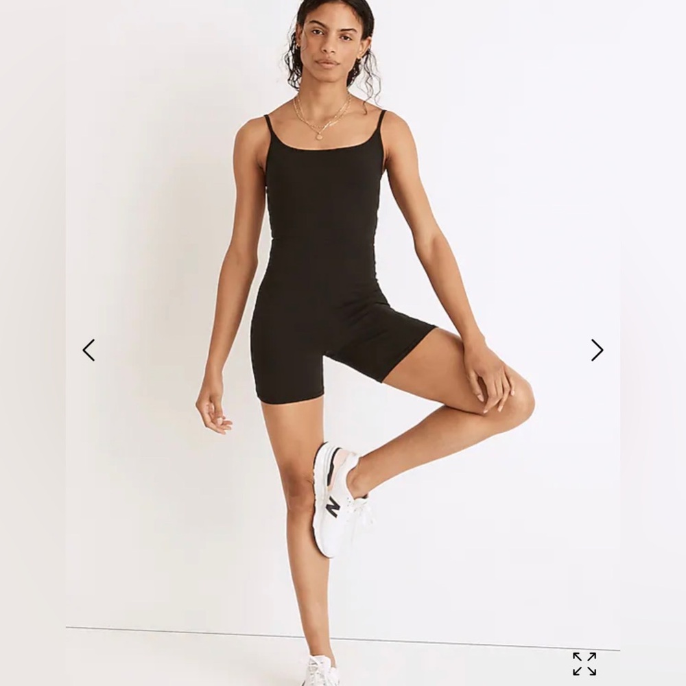 NWT MADEWELL Knit Biker Unitard